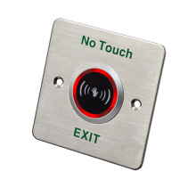 Detection range and time delay can adjustable no touch exit switch door access control button